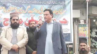 سویڈن میں قران پاک نذرآتش کرنے کے واقعہ کیخلاف احتجاج سے عنایت اللہ ستی کاخطاب