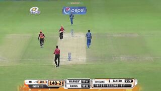 پی ایل کے میچ میں ڈیوڈ وارنر اور ظہیر خان میں شدید لڑائی ہ