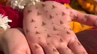 Bridal simple mehndi design