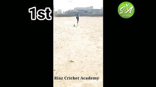 Smooth and Beautiful Cricket Bowling Actions in Riaz Cricket Academy