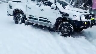 Snowfall video Beautiful snowfall video