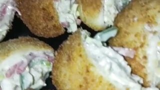 Stuffed Bread Pockets (Snakes)