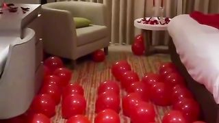 Valentines day decorate room