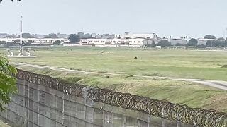 Pesawat Garuda Indonesia Boeing 737-800 Landing Runway 24 Bandara Soekarno Hatta Jakarta