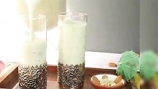 Custard almond Ramadan special drink