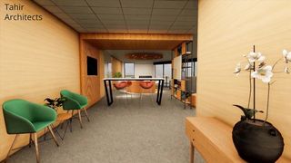 AutoCAD 3d interior office visualization