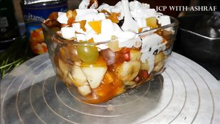 Cream Chaat l Fruit Chaat Recipe - Ramadan Special - Ramadan Recipes by Jcp With Ashraf
