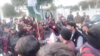 KPK Police Strike against the terrorist attack at Peshawar Police Line