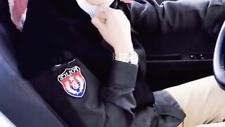 Beautiful police girl