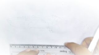 Huntsman Knife pencil sketch drawing ll Easy Drawing tutorial ll