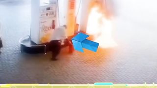 Fire on Petrol pump