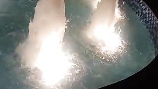 amazing view of waterfall and minar e pakistan