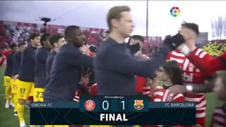 Resumen de Girona FC vs FC Barcelona (0-1).