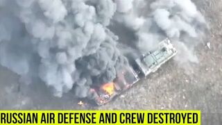 Russian Esoteric air defense system and crew destroyed by Ukrainian artillery strikes