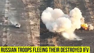 Ukrainian forces destroy 4 Russian armored vehicles and crew