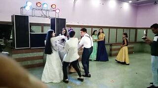 Kids dance in party
