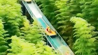 Самая длинная водная горка в мире .Китай  , г. Лишуэй.