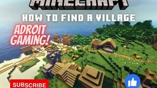 Mincraft Finding Village and Making Pet #minecraft #village #pets