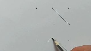 Dots into beautiful baby girl sketch