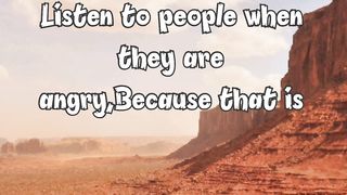 Listen To People When They Are?