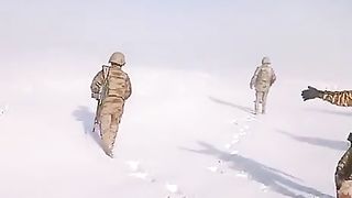 Pak Fauj on Duty at Ziarat Valley