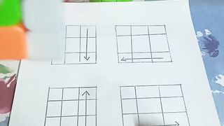 Just 4 moves of Rubik's Cube