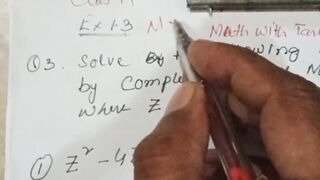 Complex equation s solution clas11