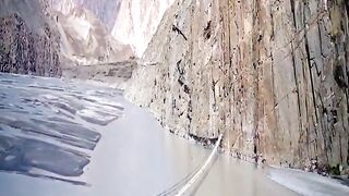 Husaini Bridge wonder Hunza Valley Pakistan