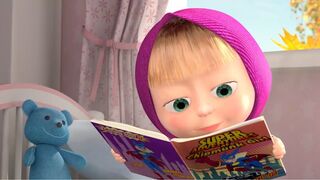 Masha and the bear funniest cartoon movie masha destroy