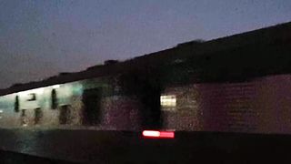 Traveling on railway train in Pakistan is dangerous.