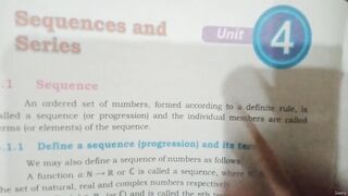 The sequence & Series maths