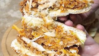 kfc style zinger burger