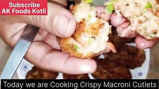 Potato Macaroni Cutlets ♥️♥️♥️