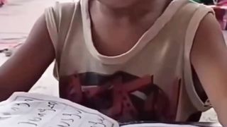 Can't stop laughing at little cutie boy