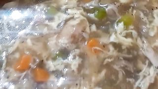 Chicken hot and sour soup