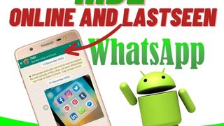 How To Hide WhatsApp Online Status and Last Seen /No Online No Last Seen No blue Tick