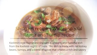 Kashmiri style Rajma aur Shalgam recipe | Winter special Rajma and Turnip recipe