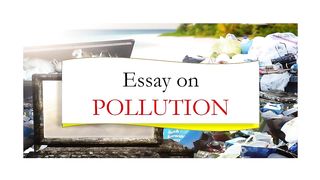 English Essay on Pollution with Quotations