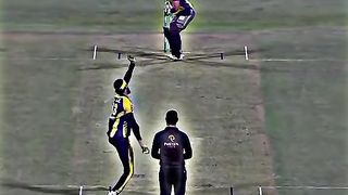 Umaid wicket out to M Hafiz hbl psl