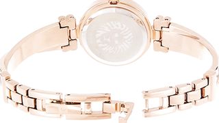 Anne Klein Women's Premium Crystal Accented Bangle Watch and Bracelet Set, AK/2238