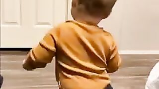 Baby dancing funny cute video
