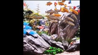 Beautiful fish in the would