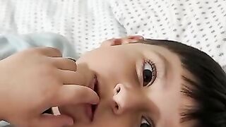 Baby reciting dua