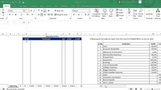 Income Statement Balance Sheet |With Adjusting Entries| Basic Accounting