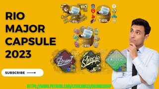CSGO Rio Major Sticker Capsule Opening 2023 #ceenchokxx #capsule #csgostickers #riomajor