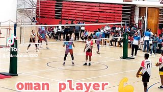 Oman player show ball