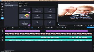 Add logo,move logo,add transition, save videoMovavi Tuttorial Part 2