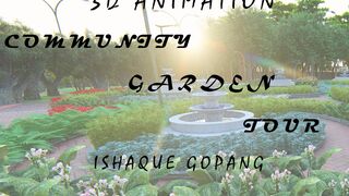3D ANIMATION OF COMMUNITY GARDEN || SACHAL GOTH, KARACHI ||