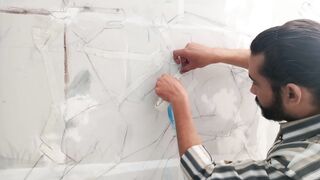 Wall painting Work in process