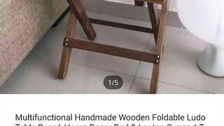 Multifunctional Handmade Wooden Foldable Ludo Table Board, Home #daraz #darazpk #shorts #ytshorts
